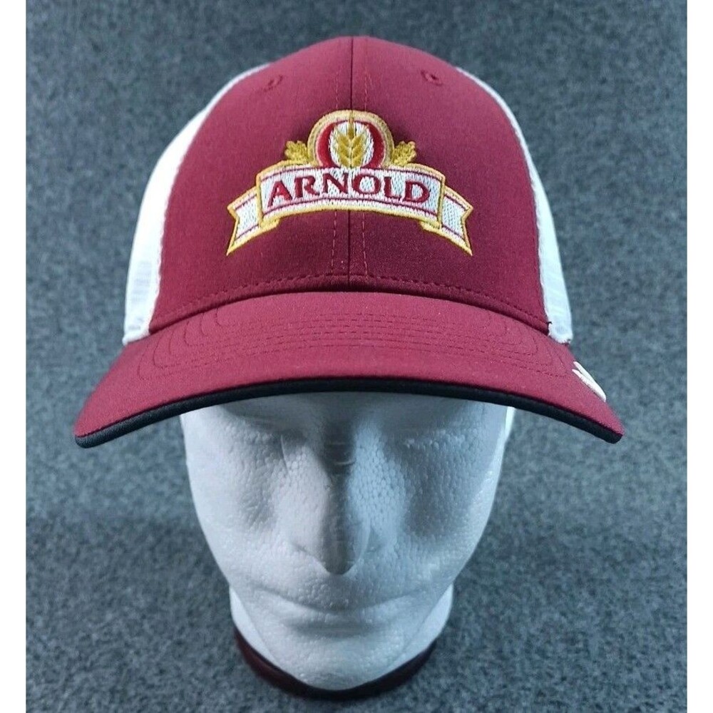 Nike Arnold Bread Legacy91 Dri-Fit Mesh Fitted Hat L/XL Maroon & White
